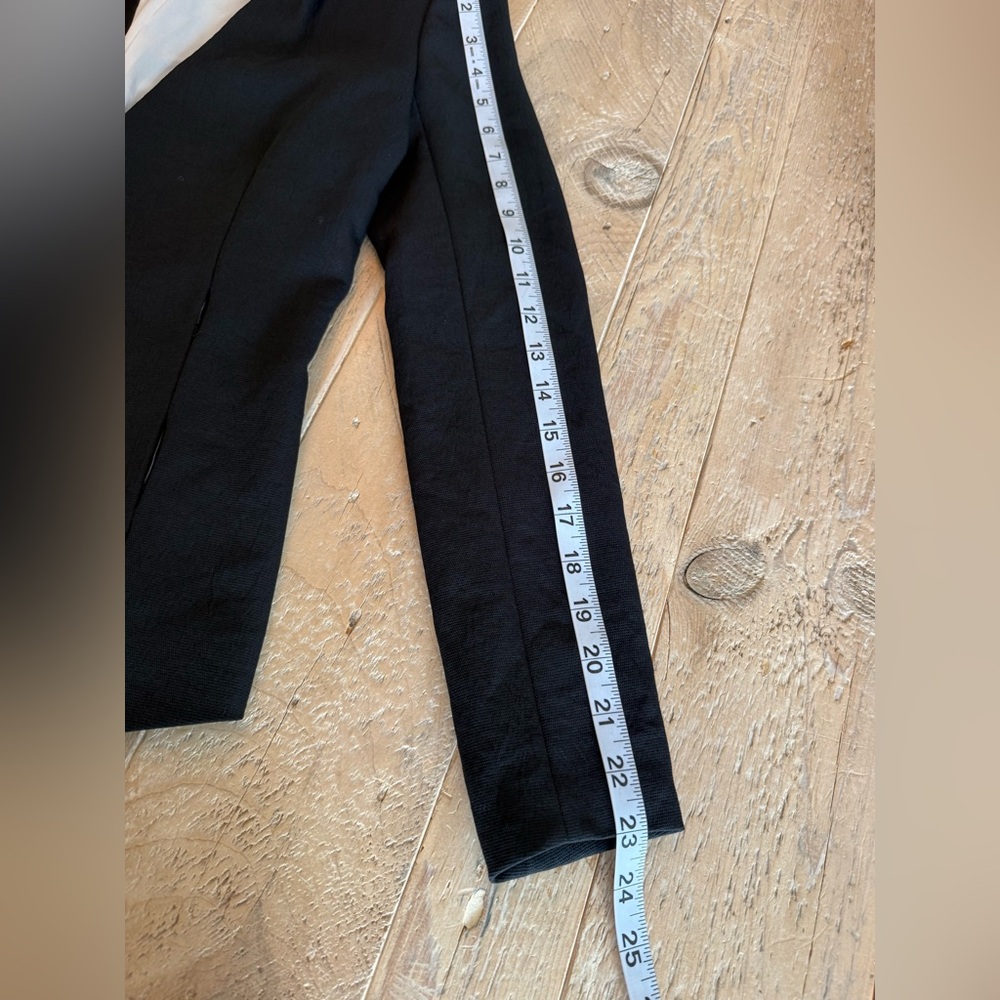 Babaton Black Open-Front Tailored Blazer NWOT size 0 - Picture 7 of 9